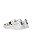 Gucci Women's Sneakers White/Silver Leather