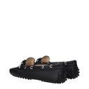 Tod's Mujers Mocasines Cuero Negro