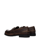 Miu Miu Women's Moccasins Brown/Ebony Leather