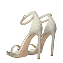 Jimmy Choo Alva Women's Sandals Glitter Gold/Platinum