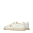 Prada Herrens Sneakers Stoff Weiß/Elfenbein