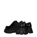 Prada Men's Derby Shoes Black Leather