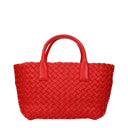 Bottega Veneta Women's Mini Cabat Handbags Red Leather/Red Stone