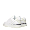Versace Herrens Turnschuhe aus weißem Leder