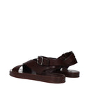 Loro Piana Sumie Women's Sandals Brown/Chocolate Leather