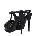 Saint Laurent Tribute Sandals Women's Black Leather