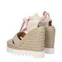 Stella Mc Cartney Women's Satin Beige/Dust Pink Pumps