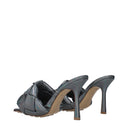 Bottega Veneta Lido Mujers Sandalias Piel Gris/Ostra