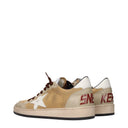 Golden Goose Ball Star Men's Sneakers Suede Beige/Latte