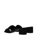 Givenchy Sandals 4g Women's Fabric Black