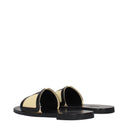 Valentino Garavani Men's Slides And Clogs Leather Beige/Black