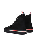 Thom Browne Zapatillas Collegiate Hombres Tela negra