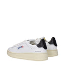Autry Zapatillas Dallas Mujers Cuero Blanco/Negro