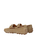 Tod's Men's Gommino Moccasins Suede Beige/Biscuit