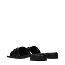 Versace Women's Sandals And Clogs Leather Black