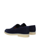 Church's Greenfield Moccasins Men Suede Blue/Navy Blue