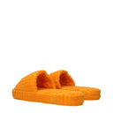 Bottega Veneta Men's Clogs And Mules Orange/Mandarin Fabric