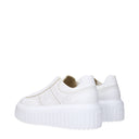 Hogan Zapatillas H Stripes Mujers Cuero Blanco