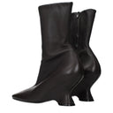 Dries Van Noten Damens Stiefeletten Braun/Dunkelbraunes Leder