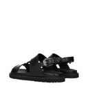 Versace Men's Leather Sandals Black