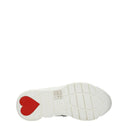 Love Moschino Women's White Fabric Sneakers
