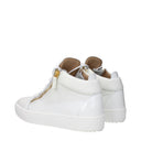 Giuseppe Zanotti Men's White Leather Sneakers