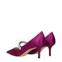 Jimmy Choo Décolleté Bing Women's Satin Fuchsia/Blackberry