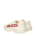 Gucci Demetra Sneakers Men's Leather Beige/Ivory