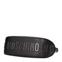 Love Moschino 여성용s 숄더백 폴리우레탄 다크 그레이/실버