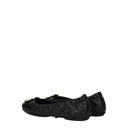 Tory Burch Mujers Bailarinas de Piel Negro