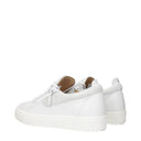 Giuseppe Zanotti Men's Sneakers White/Light Gray Leather