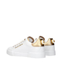 Dolce&Gabbana Portofino Women's Sneakers White/Gold Leather