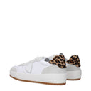 Philippe Model Sneakers Nice Men's Leather White/Leopard Print