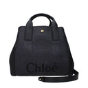 Damskie torebki materiałowe Chloé w kolorze czarnym/granatowym