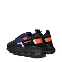 Versace Men's Sneakers Fabric Blue/Black