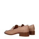 Tod's Women's Pink Leather Loafers