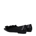 Salvatore Ferragamo Siwar Damens Ballerinas Leder Schwarz