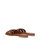 Saint Laurent Slip Ons And Clogs Women's Brown Leather