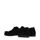 The Row Women's Loafers Suede Black