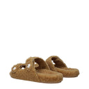 Jimmy Choo Ciabatta And Clogs Fayence Women's Fabric Brown