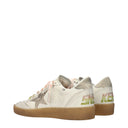 Golden Goose Ball Star Women's Leather Sneakers Beige/Platinum Metallic