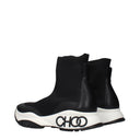 Jimmy Choo Landon Sock Boots Herren Stoff Schwarz