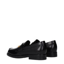 Versace Women's Leather Black Loafers