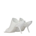 Salvatore Ferragamo Era Women's Sandals White Leather/Optical White