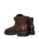 Eleventy Men's Brown Leather Ankle Boots