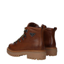 Prada Damess Laarzen Bruin/Cognac Leer