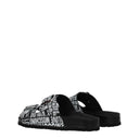 Love Moschino Slippers And Clogs Women's Leather Black/White