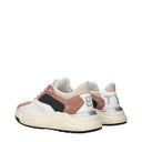 Eleventy Women's Sneakers White Fabric/Desert Rose