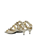 Valentino Garavani Women's Sandals Beige/Ivory Light Leather