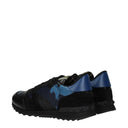Valentino Garavani Men's Sneakers Blue/Black Leather